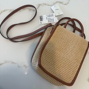 H&M Tan and Brown Crossbody Bag